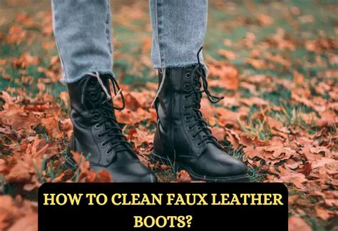 how to polish faux leather boots